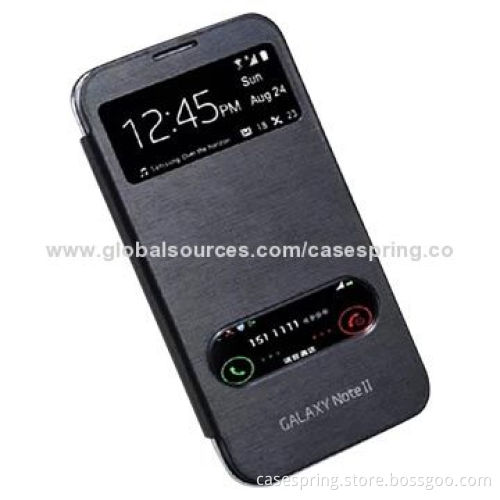 Smart leather case for Samsung Galaxy Note II